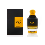Khadlaj Oud Noir EDP 100ML luxury Arabic oud perfume bottle with gold accents