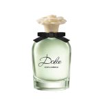Dolce EDP 75ml by Dolce & Gabbana luxury white floral perfume bottle with signature flower cap