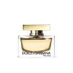 Dolce & Gabbana The One Eau De Parfum 75ml luxury designer fragrance bottle with gold accents #