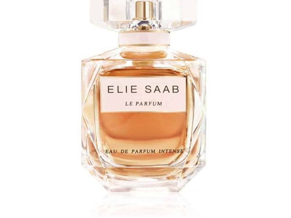 Elie Saab Le Parfum Intense Eau De Parfum 90ml bottle with golden amber liquid