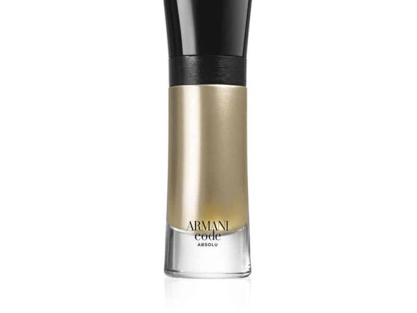 Armani Code Absolu EDP 60ml bottle with black and gold luxury design