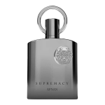 Afnan Supremacy Silver EDP 100ml luxury men's fragrance bottle in elegant packaging