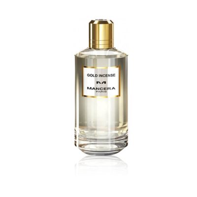 Gold Incense Eau de Parfum 120ml luxury oriental fragrance bottle with golden accents
