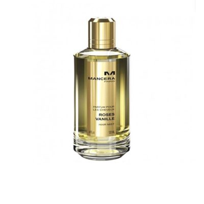 Roses Vanilla Hair Mist 120ml luxury floral hair perfume bottle with rose and vanilla fragrance
