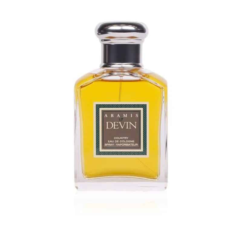 Aramis Devin Eau de Cologne 100ml bottle with woody fresh masculine fragrance