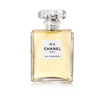 CHANEL No.5 Eau Premiere Eau De Parfum 50ml bottle with signature minimalist design