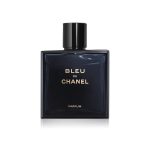 Bleu De Chanel Parfum 150ml luxury men's fragrance in deep blue bottle with magnetic cap
