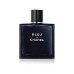 Bleu De Chanel Eau de Toilette 100ml bottle in deep blue glass with silver accents