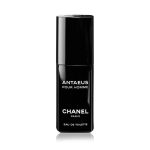 Chanel Antaeus EDP 50ml masculine fragrance bottle with black cap and clear glass design