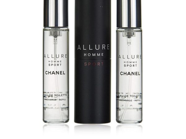 Chanel Allure Homme Sport 3-Piece Gift Set with EDT, Shower Gel and Travel Spray