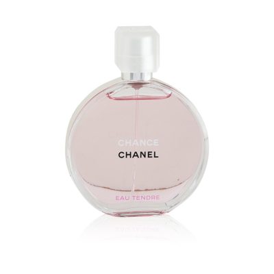 Chanel Chance Eau Tendre Eau de Toilette 50ml bottle with pink-tinted fragrance