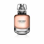 Givenchy L'Interdit Eau de Parfum 80ml bottle with black ribbon and elegant packaging