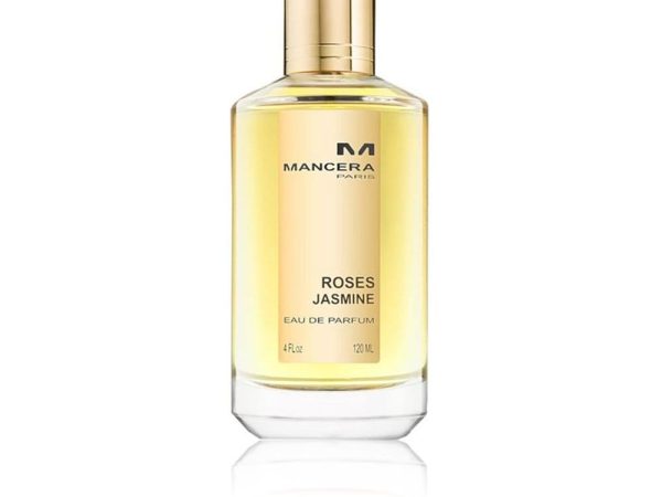 Roses Jasmine Eau De Parfum 120ml bottle with elegant floral design