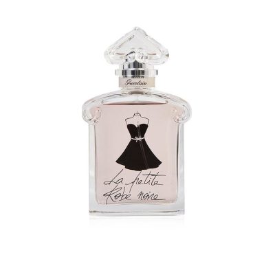 Guerlain La Petite Robe Noire Eau De Toilette 100ml bottle with black dress silhouette design
