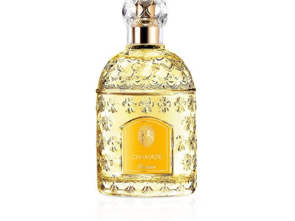 Guerlain Chamade Eau de Toilette 100ml bottle with inverted heart-shaped design