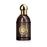 Guerlain Santal Royal Hair Mist 30ml bottle with royal blue glass and gold accents