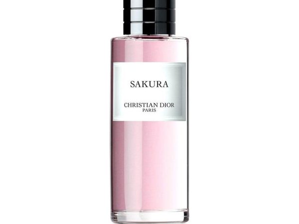 Sakura Eau De Parfum 125ml bottle with floral background