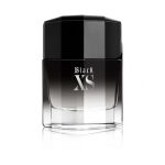 Black Xs Eau de Toilette 100ml by Paco Rabanne men's fragrance bottle with guitar pick tag