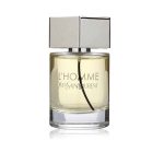 L'Homme Eau De Toilette 100ml bottle with minimalist design and silver accents