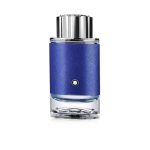 Montblanc Explorer Ultra Blue Eau de Parfum 100ml bottle with deep blue gradient design ##