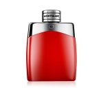 Montblanc Legend Red Eau De Parfum 100ml bottle with striking red design