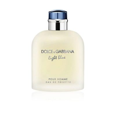 Dolce & Gabbana Light Blue Eau De Toilette 200ml bottle with blue gradient design ##