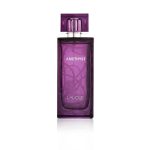 Lalique Amethyst Eau De Parfum 100ml bottle with purple crystal-inspired design