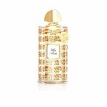 White Amber Luxe Eau De Parfum 75ml bottle with gold accents and amber-colored fragrance