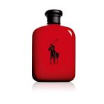 Ralph Lauren Polo Red Eau De Toilette 125ml in striking red glass bottle for men