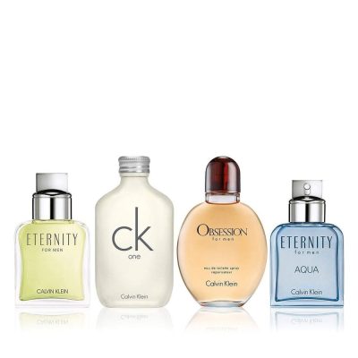 Miniature Collection Gift Set for Men - 4pcs Luxury Fragrance Sampler in Elegant Packaging