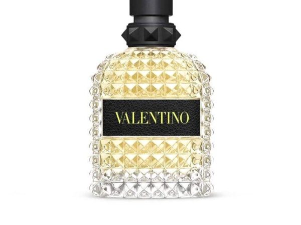 Valentino Uomo Born In Roma Yellow Dream EDT 100ml luxury fragrance bottle