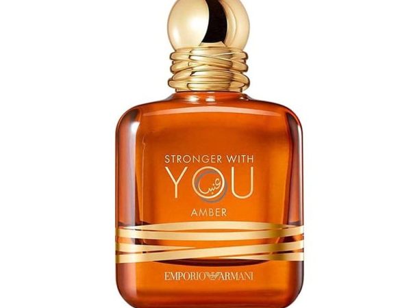 Stronger With You Amber Unisex 100ml Eau de Parfum by Emporio Armani luxury fragrance bottle