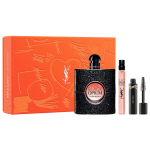 Black Opium Gift Set featuring 90ml EDP, travel spray and body lotion in premium packaging