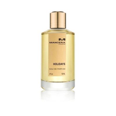 Holidays Eau de Parfum 120ml luxury oriental fragrance bottle with amber and vanilla notes