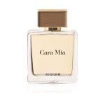 Cara Mia Eau de Parfum 100ml bottle featuring elegant design with gold accents ##