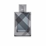 Burberry Brit Eau de Toilette 100ml bottle featuring iconic check pattern design