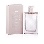 Burberry Brit Sheer Eau de Toilette 100ml bottle with pink liquid and check pattern cap