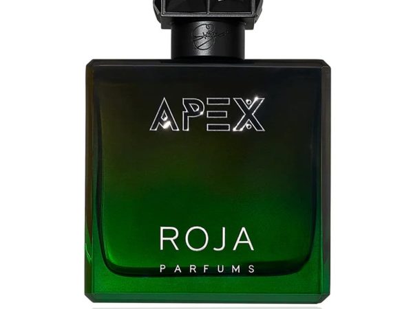 Roja Apex Eau De Parfum 100ml luxury men's fragrance bottle against black background