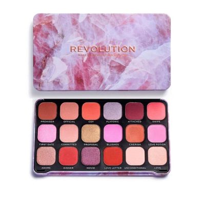Forever Flawless Unconditional Love Palette with 18 romantic eyeshadow shades