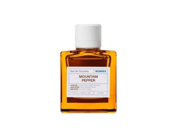 Mountain Pepper Eau De Toilette 50ml bottle showing aromatic spicy unisex fragrance ##