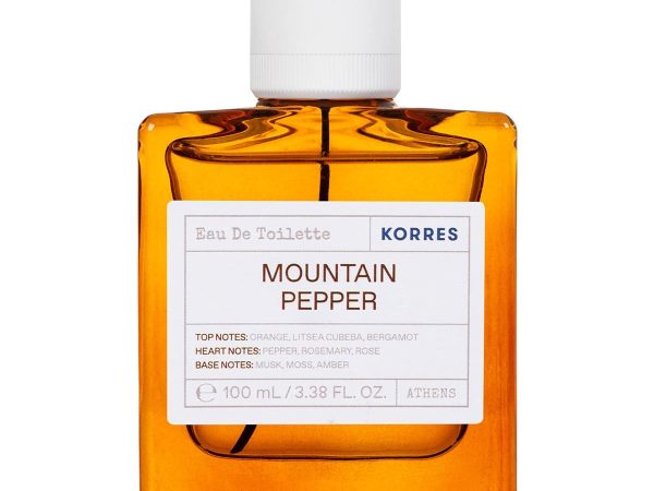 Mountain Pepper Eau De Toilette 100ml bottle with spicy black pepper fragrance notes