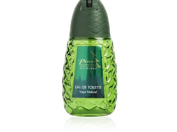 Pino Silvestre Eau De Toilette 125ml in iconic green pine cone-shaped bottle ##