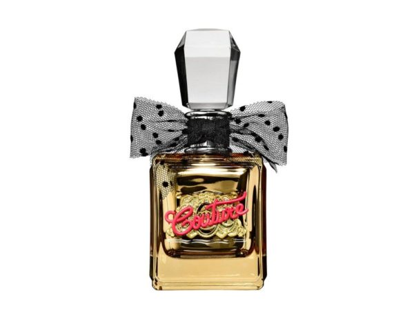 Viva La Juicy Gold Couture Eau De Parfum 100ml bottle with golden accents and luxury packaging