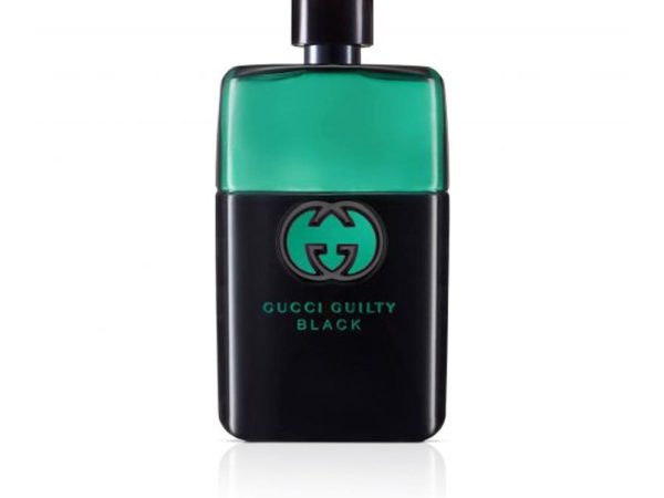Gucci Guilty Black Eau de Toilette 90ml bottle for men with black glass and silver accents