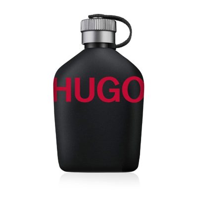 Hugo Just Different Eau de Toilette for Men 200ml bottle with metallic silver flask design