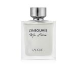 Lalique L'Insoumis Ma Force Eau De Toilette 100ml bottle with gradient blue design
