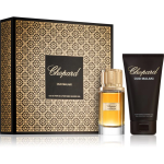 Chopard Oud Malaki Gift Set with EDP, shower gel and aftershave balm in elegant packaging