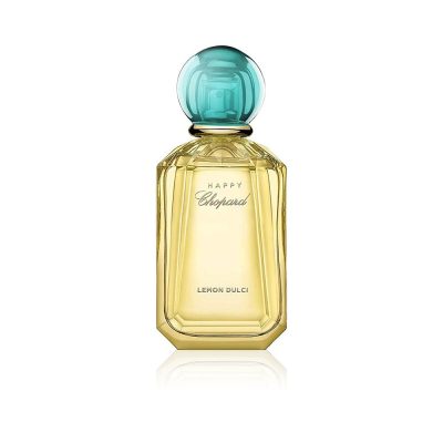 Happy Lemon Dulci Eau de Parfum 100ml bottle featuring premium citrus fragrance with sweet undertones
