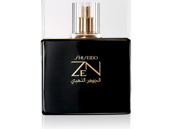 Zen Gold Elixir Eau De Parfum 100ml bottle with gold accents and oriental fragrance notes