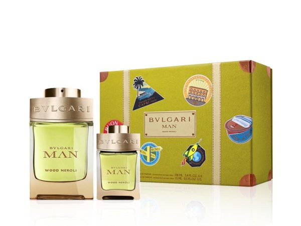 Wood Neroli Set 2-Piece Luxury Fragrance Collection with Citrus and Woody Notes #